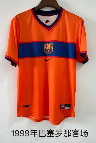 1998-99 Barcelona Messi GRIEZMANN Away Retro Soccer Jerseys Yupoo