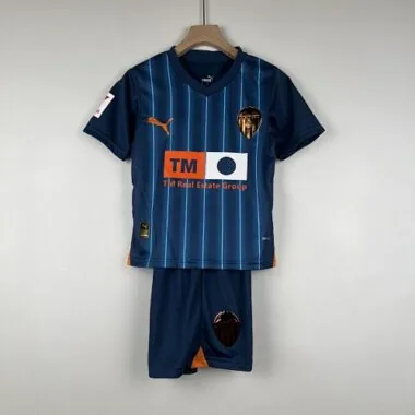 23-24 kids Valencia away size 16-28 football t-shirt