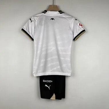 23-24 Kids Valencia home size 16-28 Soccer Jersey