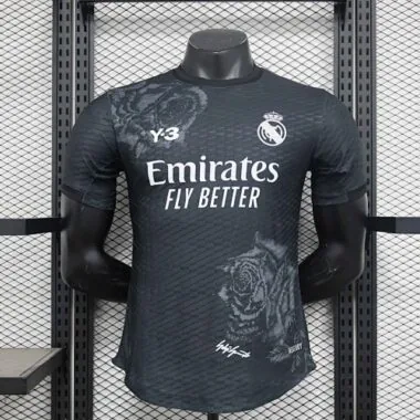 23-24 Real Madrid Special Edition Y3 Black Kit Player Version Shirt