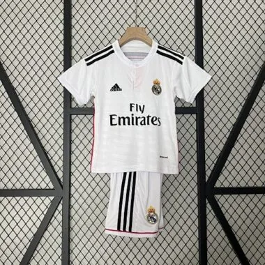 14-15 Real Madrid Kids Retro Home Kit