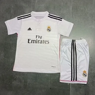14-15 Real Madrid Kids Retro Home Kit