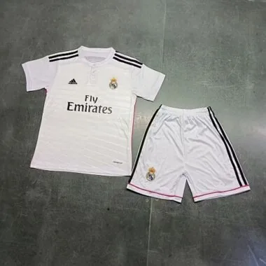 14-15 Real Madrid Kids Retro Home Kit