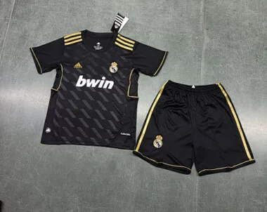 11-12 Real Madrid Away Retro Kids Kit Size16-28
