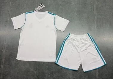 17-18 Real Madrid Home Retro Kids Kit Size16-28