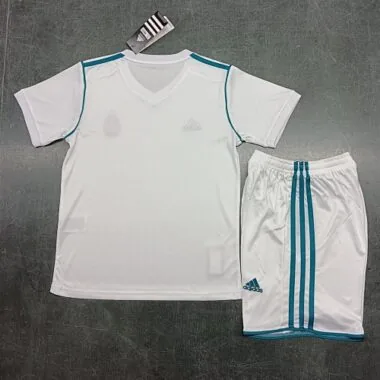 17-18 Real Madrid Home Retro Kids Kit Size16-28