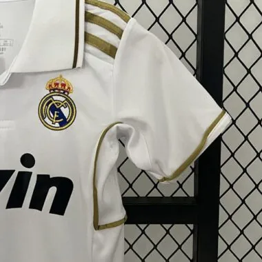 11-12 Real Madrid Home Retro Kids Kit Size16-28