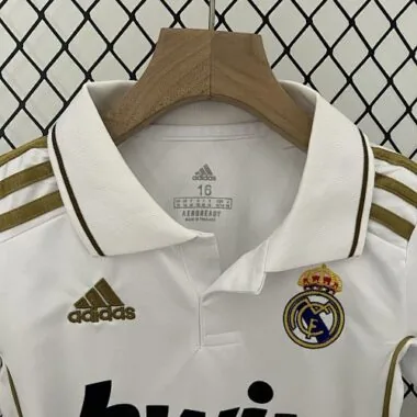 11-12 Real Madrid Home Retro Kids Kit Size16-28