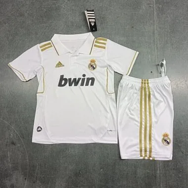 11-12 Real Madrid Home Retro Kids Kit Size16-28