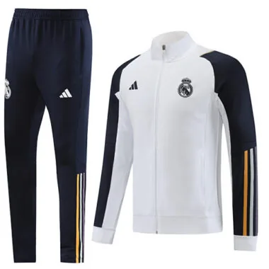 23-24 Real Madrid White Jacket Suits