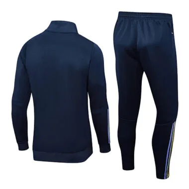 23-24 Real Madrid Training Suits Navy Long-Pull Jackets