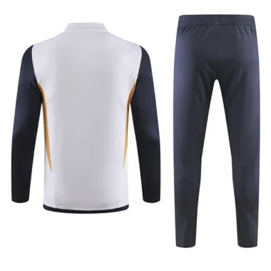 23-24 Real Madrid Long Sleeve Kits White Training Suits (9)