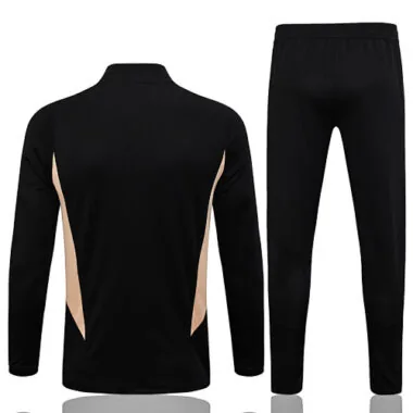 23-24 Real Madrid Long Sleeve Kits Black Training Suits