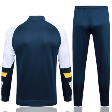 23-24 Real Madrid Long Sleeve Kits Navy Half-Pull Training Suits (6)