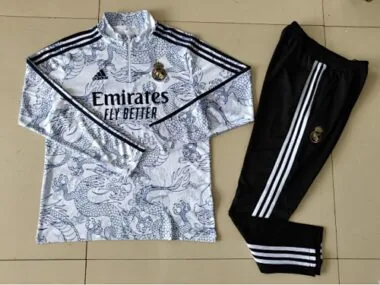 23-24 Real Madrid Long Sleeve Kits Dragon Special Training Suits