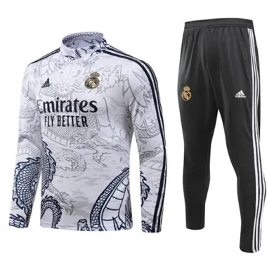 23-24 Real Madrid Long Sleeve Kits Dragon Special Edition Training Suits