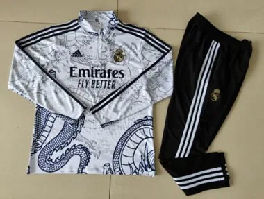 23-24 Real Madrid Long Sleeve Kits Dragon Special Edition Training Suits