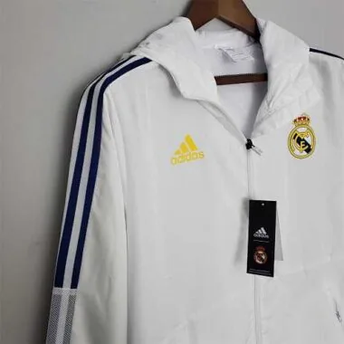 22-23 Real Madrid white windbreaker