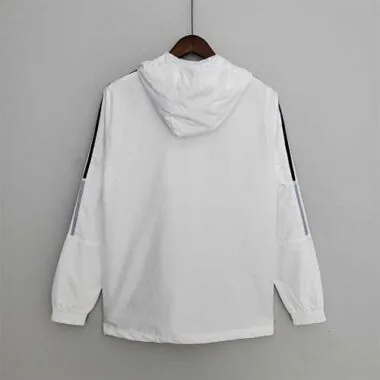 22-23 Real Madrid white windbreaker