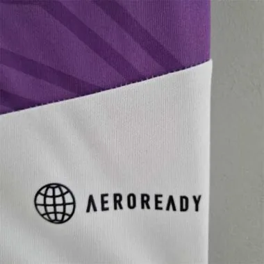 22-23 Real Madrid training suit whitepurple border