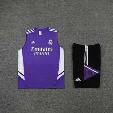 22-23 Real Madrid training suit kit Purple