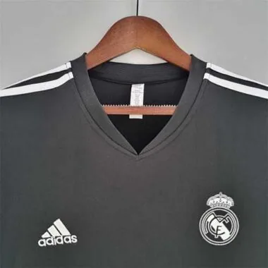 Chándal del Real Madrid 22-23, negro con ribete morado
