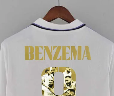 2022/23 Real Madrid 9#BENZEMA Golden commemorative number