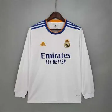 21-22 Real Madrid home long sleeve
