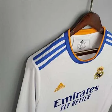 21-22 Real Madrid home long sleeve