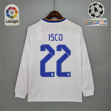 21-22 Real Madrid home long sleeve