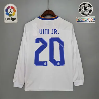 21-22 Real Madrid home long sleeve