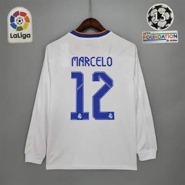 21-22 Real Madrid home long sleeve