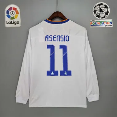 21-22 Real Madrid home long sleeve