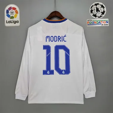 21-22 Real Madrid home long sleeve