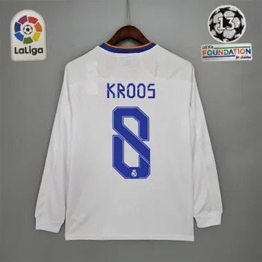 21-22 Real Madrid home long sleeve