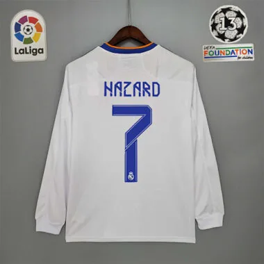 21-22 Real Madrid home long sleeve