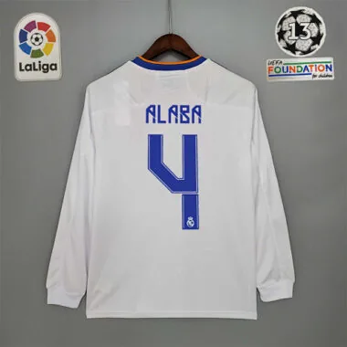 21-22 Real Madrid home long sleeve