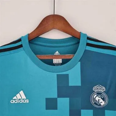 17-18 Tercera camiseta de visitante del Real Madrid, manga larga, n.º 2