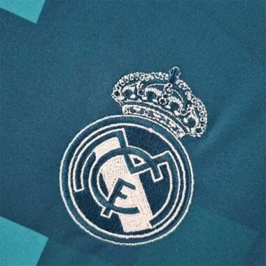 17-18 Tercera camiseta de visitante del Real Madrid, manga larga, n.º 2