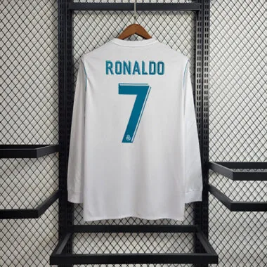 17-18 Real Madrid home long sleeve