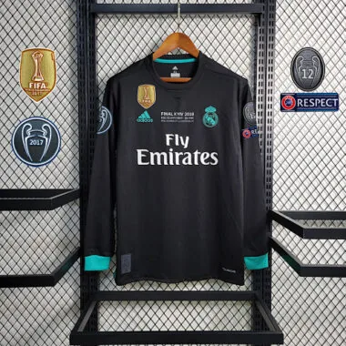 17-18 Real Madrid away long sleeve