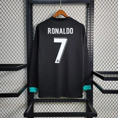 17-18 Real Madrid away long sleeve