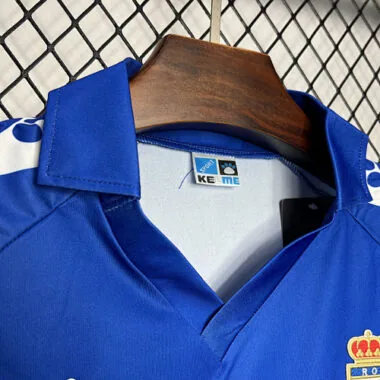 90-91 Real Oviedo Home Retro Kit Vintage Uniform