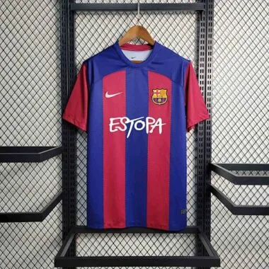23-24 Barcelona X Estopa Home S-XXL Cheap Soccer Jerseys