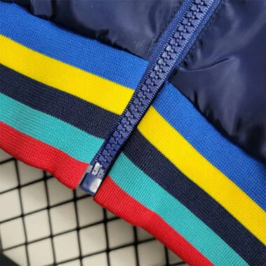 23-24 Barcelona Windbreaker Royal Blue Yellow