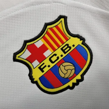23-24 Barcelona white away Long Sleeve