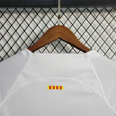 23-24 Barcelona white away Long Sleeve