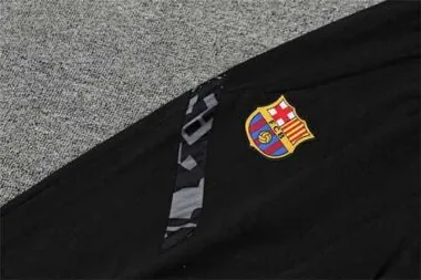 Barcelona Polo black yellow-logo