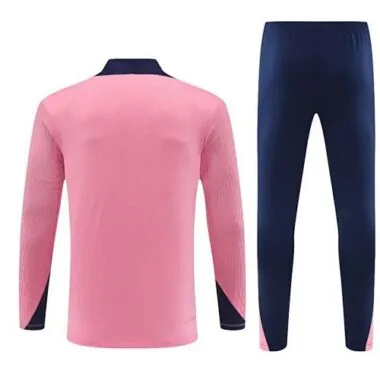 24-25 Atletico Madrid Long Sleeve Tracksuit Pink Training Suits