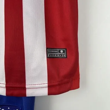 23-24 Kids Atletico Madrid home size 16-28 Cheap Football Kit
